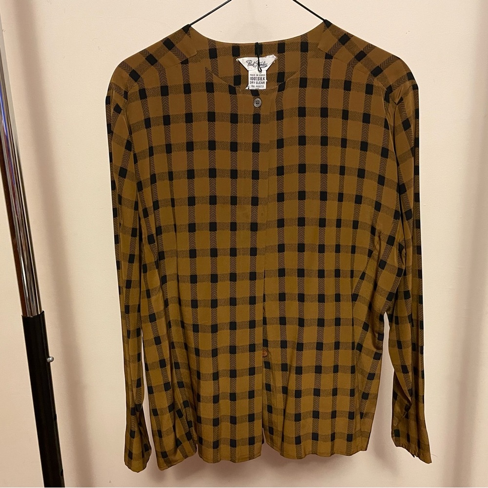 Vintage Silk Paul Stanley Button Down Shirt